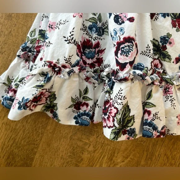 Janie and Jack Floral Puff Sleeve Dress Toddler Girls 12-18 Months - Picture 6 of 10